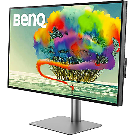 BenQ PD3220U 32" 4K UHD IPS Thunderbolt3 Calibrated LCD Monitor for Designer - 16:9 - Gray - 31.5" Viewable - In-plane Switching (IPS) Technology - LED Backlight - 3840 x 2160 - 1.07 Billion Colors - 350 Nit - 5 ms - GTG Refresh Rate - Speakers