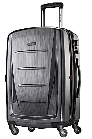 Samsonite® Winfield 2 Polycarbonate Rolling Spinner, 28"H x 19"W x 12"D, Charcoal