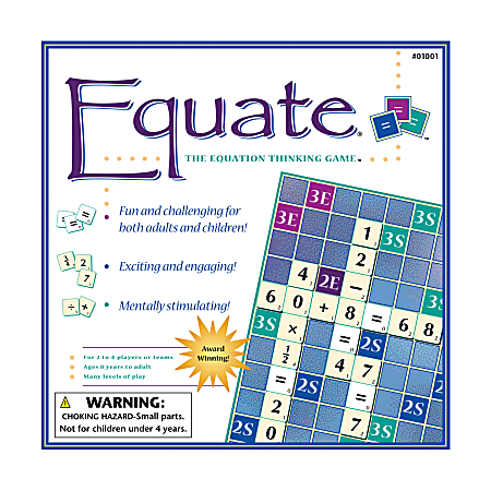 Conceptual Math Media Equate® Board Game