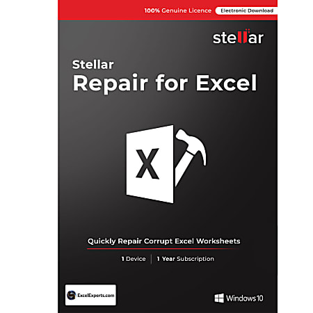 Stellar Repair For Excel, For Windows®