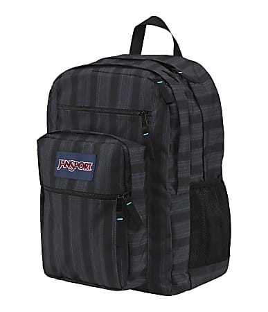 JanSport® Big Student Polyester Backpack, Mammoth Blue Pinstripe
