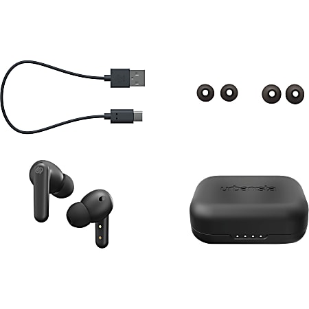 Urbanista London True Wireless ANC Earbuds Midnight Black - Stereo - True Wireless - Bluetooth/RF - 32.8 ft - 16 Ohm - 20 Hz - 20 kHz - Earbud - Binaural - In-ear - Noise Canceling - Midnight Black
