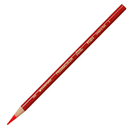 Prismacolor® Professional Thick Lead Art Pencil, Crimson Red, Set Of 12