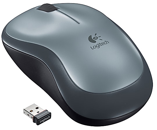 Logitech® M185 Wireless Mouse, Silver