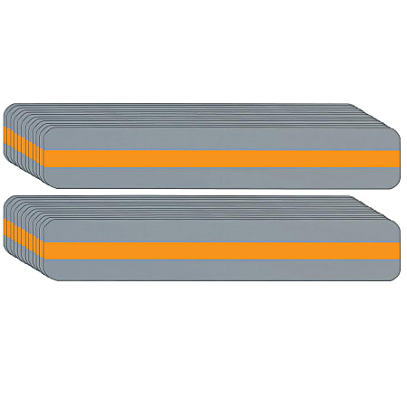 Ashley Productions Sentence Strip Reading Guide, 1-1/4" x 7-1/4", Orange, Pack Of 24 Guides