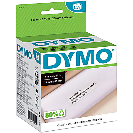 dymo address labels lv-30252