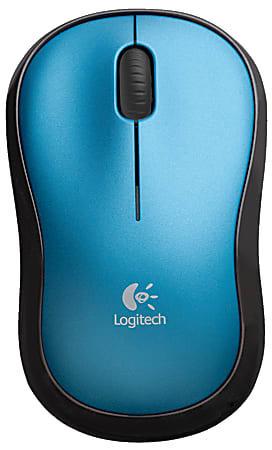Logitech® M185 Wireless Mouse, Blue, 910-003636