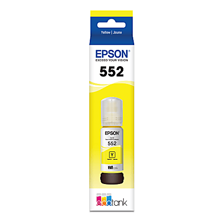 Epson® 552 Claria® ET Premium High-Yield Yellow Ink Bottle, T552420-S