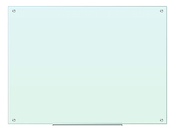 U Brands® Frameless Non-Magnetic Glass Dry-Erase Board, 48" X 36", Frosted White (Actual Size 47" x 35")