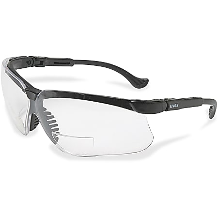 Uvex Safety Genesis 2 Magnifier Readers - Scratch Resistant, Flexible, Padded, Adjustable Temple, Comfortable - 1 Each