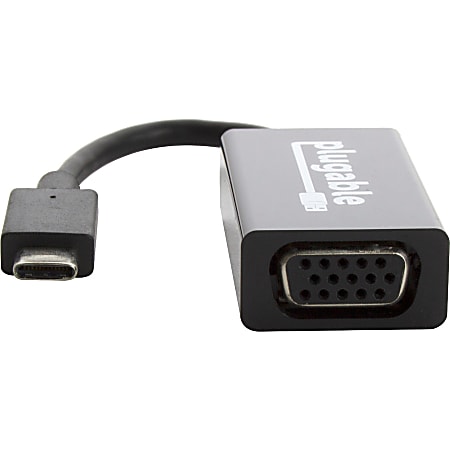 Plugable USB C to VGA Adapter Compatible with 2018 iPad Pro 2018