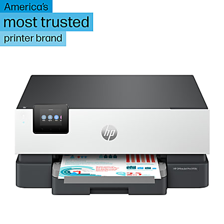 HP OfficeJet Pro 9110b Wireless Inkjet Color Printer Office Depot