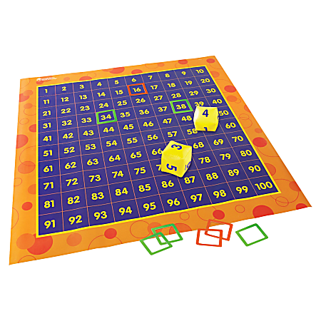 Learning Resources® Hip Hoppin' Hundred Mat™, Kindergarten - Grade 2