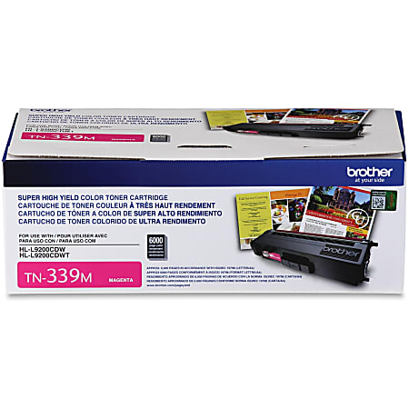 Brother® TN-339 High-Yield Magenta Toner Cartridge, TN-339M