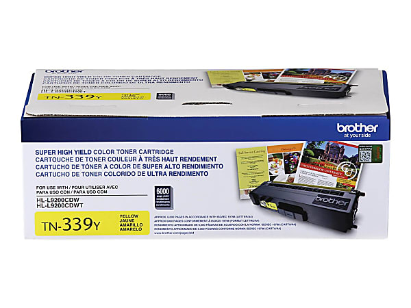 Brother® TN-339 Yellow High Yield Toner Cartridge, TN-339Y