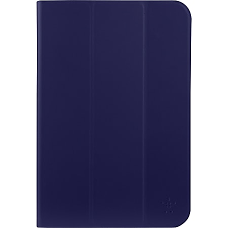 Belkin Universal Carrying Case (Flap) for 7" to 8" Apple iPad mini Tablet - Ink - Damage Resistant Interior, Bump Resistant Interior, Scuff Resistant Interior, Ding Resistant - Polyurethane
