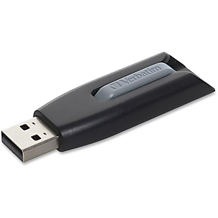 Verbatim® Store 'n' Go™ V3 USB 3.0 Flash Drive, 256GB, Gray