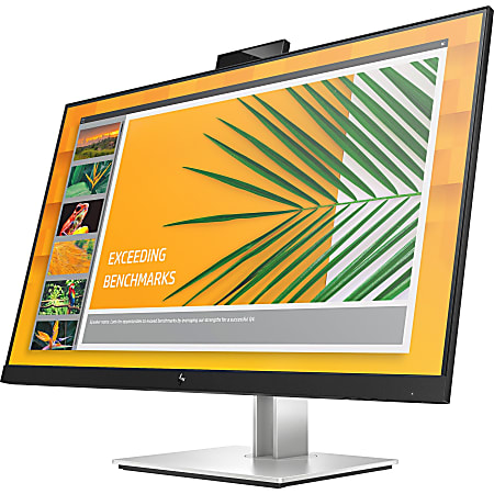 HP E27D G4 27" WQHD LED LCD Monitor - 16:9 - Black/Silver - 27" Class - In-plane Switching (IPS) Technology - 2560 x 1440 - 300 Nit - 5 ms - 75 Hz Refresh Rate - HDMI - DisplayPort - USB Hub