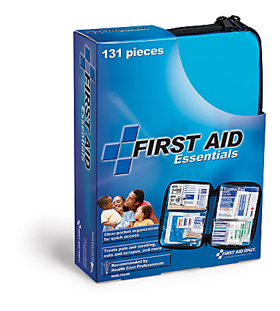 First Aid Only All Purpose Softsided First Aid Kit Blue 131 Pieces ...