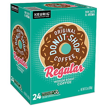 The Original Donut Shop Single Serve K Cup 1 Step Mocha Latte Carton of 20  - Office Depot