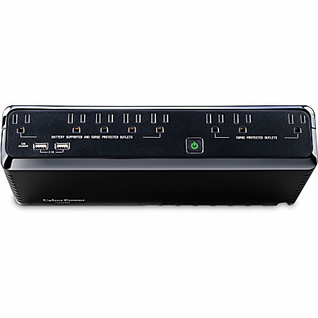 CyberPower SL700U Standby UPS Systems - 700VA/370W, 120 VAC, NEMA 5-15P, Compact, 8 Outlets, PowerPanel® Personal, $100000 CEG, 3YR Warranty
