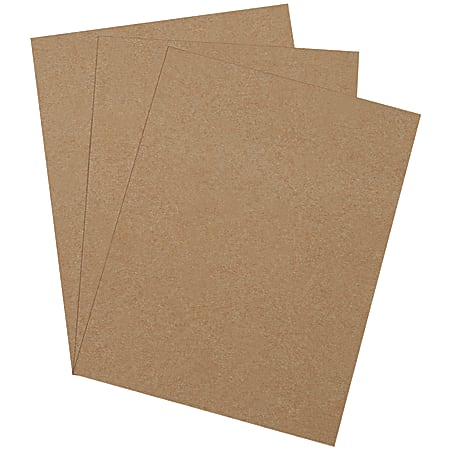 Partners Brand Heavy-Duty Chipboard Pads, 9" x 12", Kraft, Case Of 640