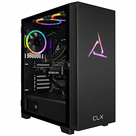 CLX Gaming Desktop PC, Intel Core i9, 32GB Memory, 4TB Hard Drive, 1TB Solid State Drive, Windows 11 Home