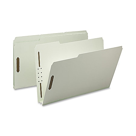 Nature Saver 1/3 Tab Cut Legal Recycled Fastener Folder - 8 1/2 Nature Saver 1/3 Tab Cut Legal Recycled Fastener Folder - 8 1/2