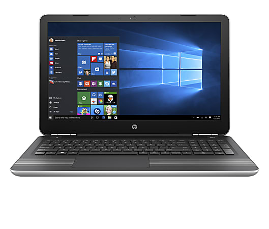 HP Pavilion 15-aw000 15-aw053nr 15.6" Touchscreen Notebook - 1366 x 768 - A-Series A12-9700P - 8 GB RAM - 1 TB HDD - Natural Silver - Refurbished - Windows 10 Home 64-bit - AMD Radeon R7 - Bluetooth