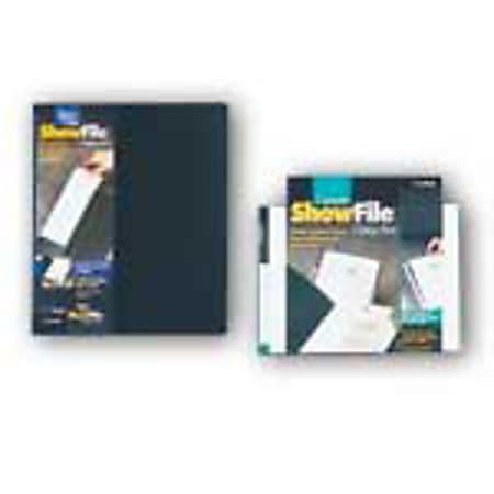 Cardinal® ShowFile™ Display Books, 24 Pockets, Black