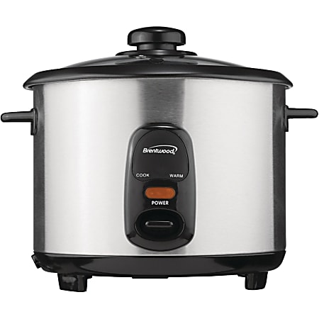 Brentwood 8 Quart Stainless Steel Slow Cooker - Office Depot