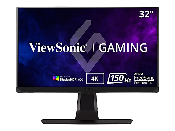 ViewSonic® XG320U 32" 4K UHD 1ms 150Hz IPS Gaming Monitor, FreeSync
