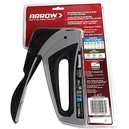 Arrow T50 Elite Staple Gun 6mm 8mm 10mm 14mm 12mm Staple Size 1