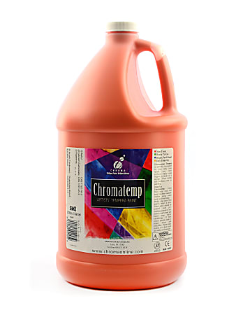 Chroma ChromaTemp Artists' Tempera Paint, 1 Gallon, Orange
