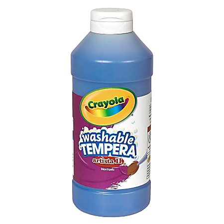 Crayola® Artista II® Tempera Paint, 16 Oz, Ultra Blue