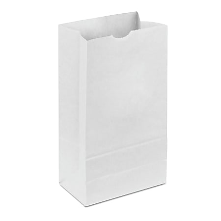 Bagcraft Dubl Wax® Bakery Bags, SOS, 11"H x 6"W x 3 5/8"D, White, Pack Of 1,000 Bags