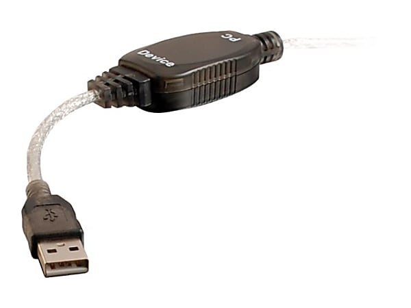 C2G USB 2.0 A Male to A Male Active Extension Cable - USB cable - USB (M) to USB (M) - USB 2.0 - 16.4 ft - active - black