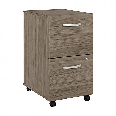 Bush Business Furniture Studio C 21"D Vertical 2-Drawer Mobile File Cabinet, Modern Hickory, Delivery