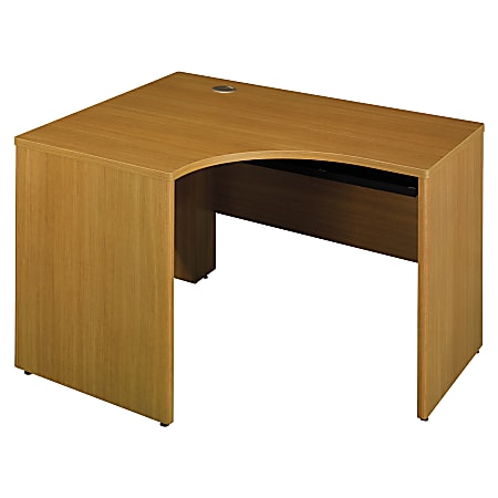 BBF Quantum 47" Right Corner Desk Shell, 30"H x 47 3/8"W x 42 1/8"D, Modern Cherry, Premium Installation Service