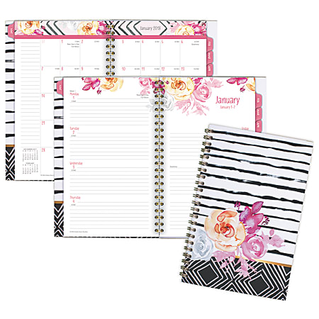AT-A-GLANCE® Kathy Davis® Customizable Weekly/Monthly Planner, 4 7/8" x 8", Multicolor, January 2018 to December 2018 (1035-201-18)