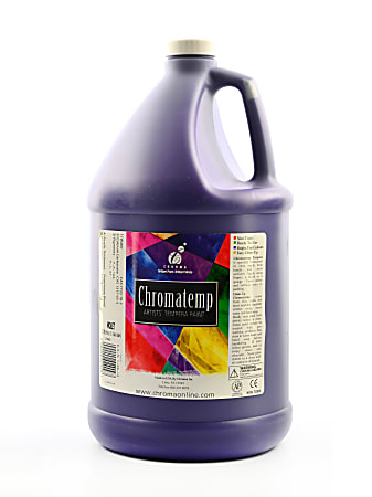 Chroma ChromaTemp Artists&#x27; Tempera Paint, 1 Gallon, Violet