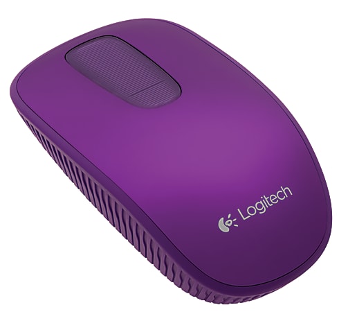 Logitech® T400 Zone Touch Mouse, Wild Plum