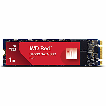 Western Digital Red WDS100T1R0B 1 TB Solid State Drive - M.2 2280 Internal - SATA (SATA/600) - 600 TB TBW - 560 MB/s Maximum Read Transfer Rate - 5 Year Warranty