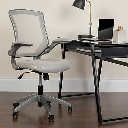 Flash Furniture Ergonomic Mesh Mid Back Task Chair Gray