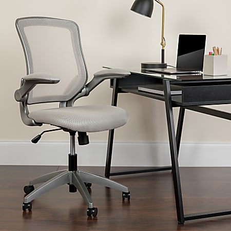 Flash Furniture Ergonomic Mesh Mid-Back Task Chair, Gray