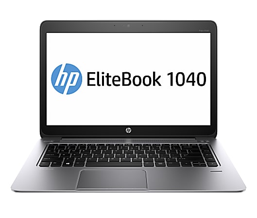 HP EliteBook Folio 1040 G1 14" Touchscreen LCD Ultrabook - Intel Core i5 (4th Gen) i5-4300U Dual-core (2 Core) 1.90 GHz - 4 GB DDR3L SDRAM - 180 GB SSD - Windows 8.1 Pro 64-bit (English) - 1920 x 1080