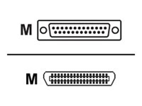 Lexmark - Parallel cable - DB-25 (M) to 36 pin Centronics (M) - 10 ft -  - 1021231