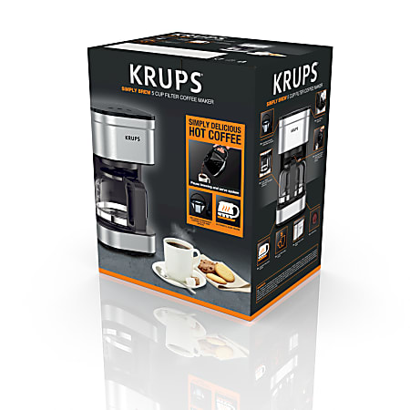 Krups Simply Brew Stainless Steel and Thermal Carafe Drip Coffee