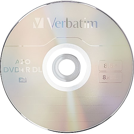 VERBATIM 43540 Lecteur DVD Vierge DVD+RW 8,5Go, DVD+R, 120 mm, 1