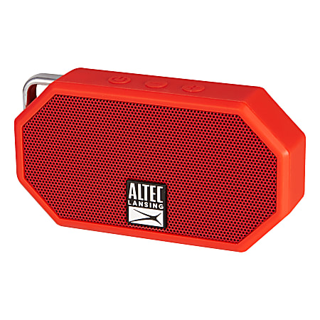 Altec Lansing® Mini H20 Bluetooth® Speaker IMW257, Red